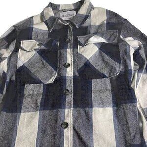 Vtg Reserve Fairfax Women's Sz M Flannel Shirt, Heavyweight Long Sleeve …